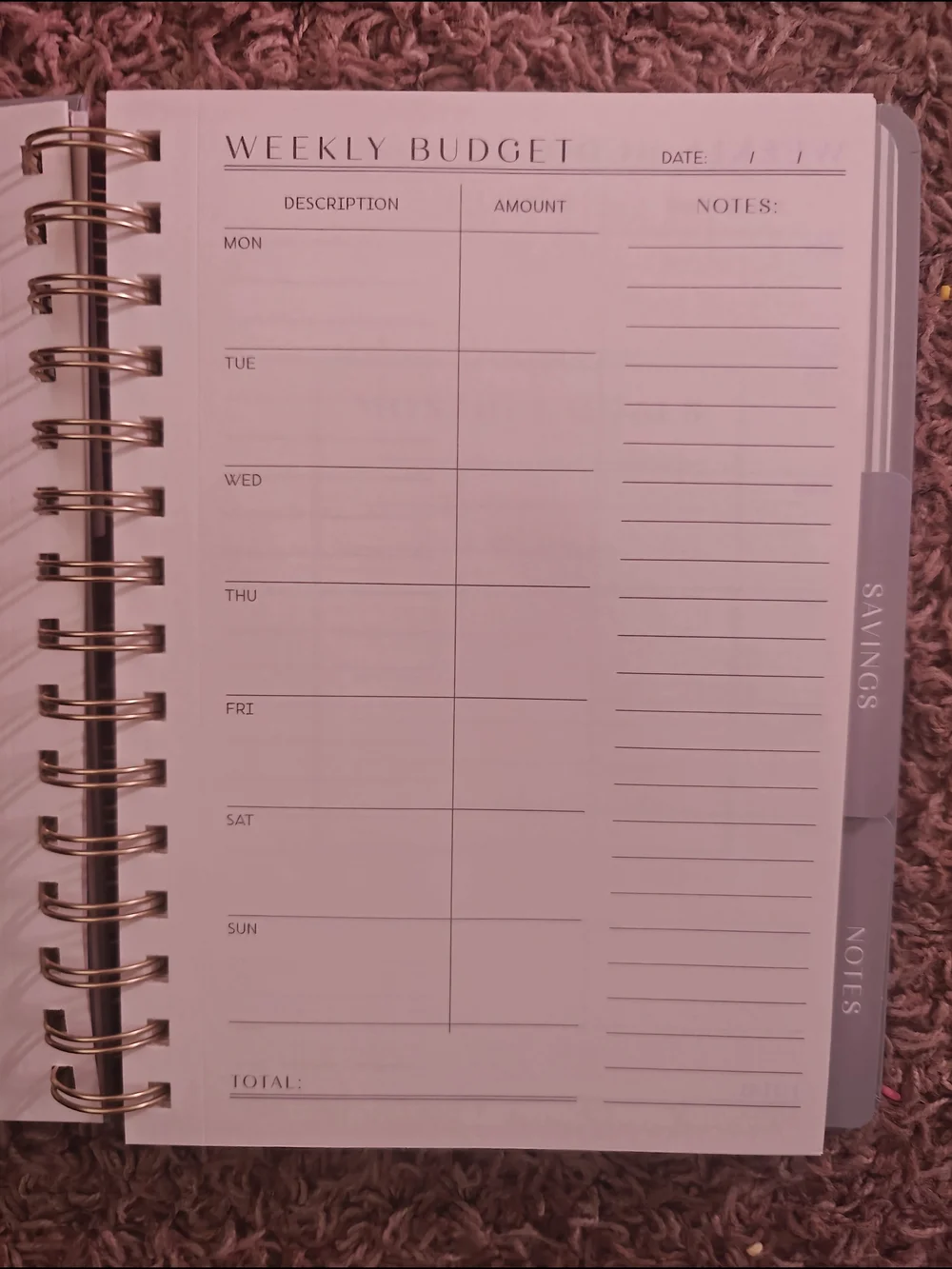 Up & Up Budget Tracker Notebook - 